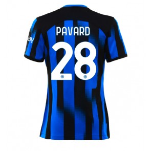 Inter Milan Benjamin Pavard #28 Koszulka Podstawowych Kobiety 2023-24 Krótki Rękaw